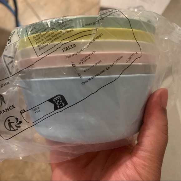 KALAS Stackable Bowls, mixed colors - Picture 7 of 8